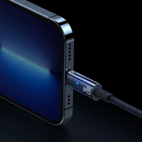 Kup Kabel Baseus Explorer Series USB-C – Lightning 20W 2m blau - BSU3462BLU - {ean13} - Sklep Home Screen