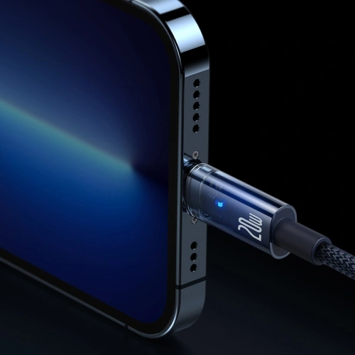Kup Kabel Baseus Explorer Series USB-C – Lightning 20W 2m blau - BSU3462BLU - {ean13} - Sklep Home Screen