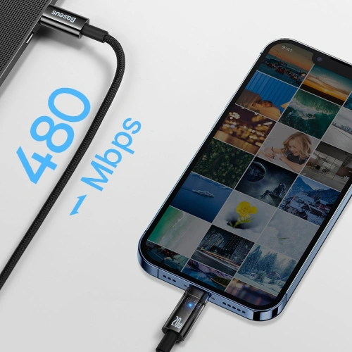 Kup Kabel Baseus Explorer Series USB-C – Lightning 20W 2m blau - BSU3462BLU - {ean13} - Sklep Home Screen