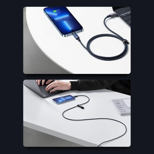 Kup Kabel Baseus Explorer Series USB-C – Lightning 20W 2m blau - BSU3462BLU - {ean13} - Sklep Home Screen