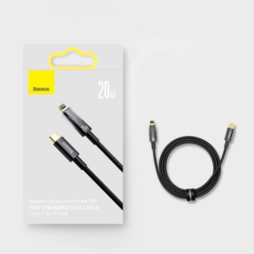 Buy Baseus Explorer Series USB-C - Lightning Cable 20W 2m blue - BSU3462BLU - {ean13} - Home Screen Store Europe