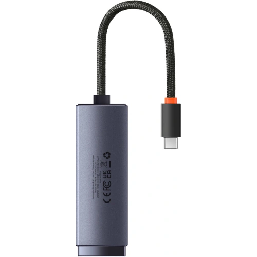 Kup Adapter Baseus Lite Series USB-C - RJ45 1000Mbps czarny - BSU3463BLK - {ean13} - Sklep Home Screen