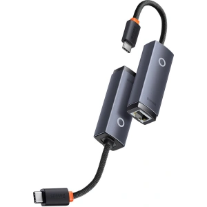Kup Adapter Baseus Lite Series USB-C - RJ45 1000Mbps czarny - BSU3463BLK - {ean13} - Sklep Home Screen
