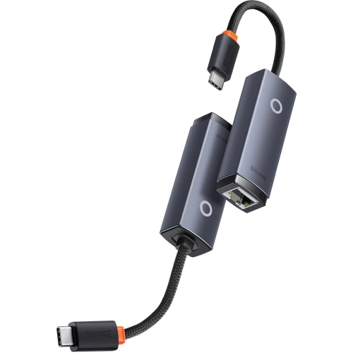 Kup Adapter Baseus Lite Series USB-C - RJ45 1000Mbps czarny - BSU3463BLK - {ean13} - Sklep Home Screen