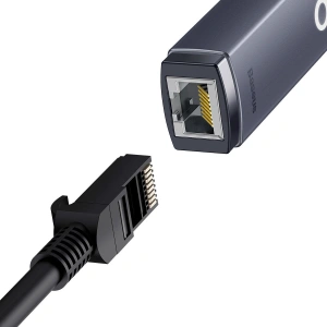 Kup Adapter Baseus Lite Series USB-C - RJ45 1000Mbps czarny - BSU3463BLK - {ean13} - Sklep Home Screen