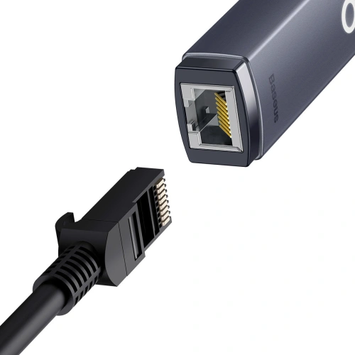 Kup Adapter Baseus Lite Series USB-C - RJ45 1000Mbps czarny - BSU3463BLK - {ean13} - Sklep Home Screen