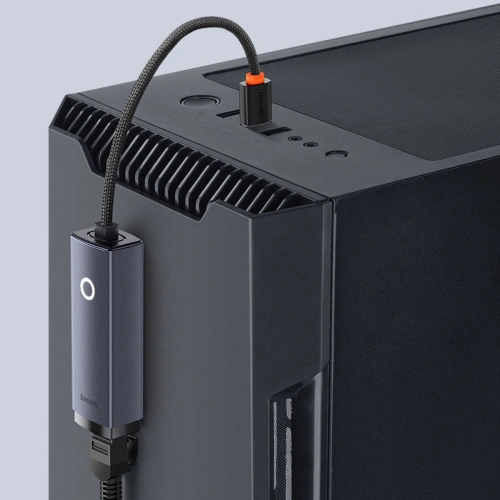 Kup Adapter Baseus Lite Series USB-C - RJ45 1000Mbps czarny - BSU3463BLK - {ean13} - Sklep Home Screen