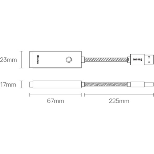 Kup Adapter Baseus Lite Series USB-C - RJ45 1000Mbps czarny - BSU3463BLK - {ean13} - Sklep Home Screen