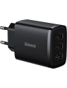 Ładowarka sieciowa Baseus Compact 3x USB-A 17W czarny