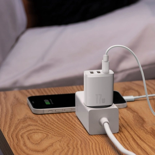 Kup Încărcător de rețea Baseus Compact 3x USB-A 17W negru - BSU3467BLK - {ean13} - Sklep Home Screen