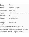 Kup Netzladegerät Baseus Compact 3x USB-A 17W schwarz - BSU3467BLK - {ean13} - Sklep Home Screen