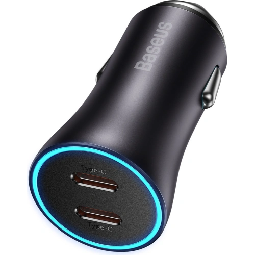 Kup Autoladegerät Baseus Golden Contactor Pro 2x USB-C 40W grau - BSU3469GRY - {ean13} - Sklep Home Screen