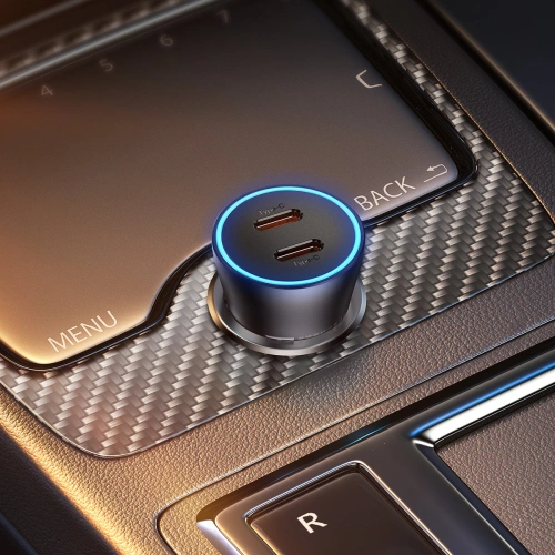 Kup Auto nabíječka Baseus Golden Contactor Pro 2x USB-C 40W šedá - BSU3469GRY - {ean13} - Sklep Home Screen