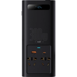 Autós inverter Baseus IGBT 300W 220V (CN/EU csatlakozó) fekete