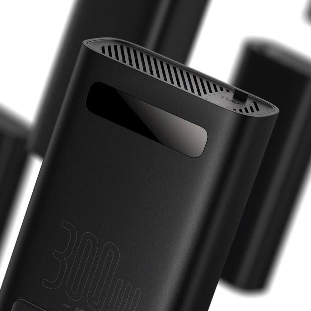 Przetwornica samochodowa Baseus IGBT 300W 220V (wtyczka CN/EU) czarny