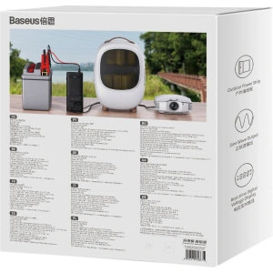 Przetwornica samochodowa Baseus IGBT 300W 220V (wtyczka CN/EU) czarny