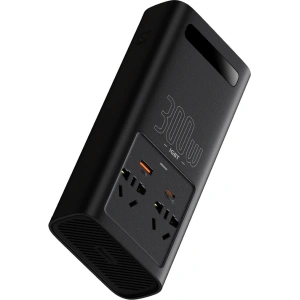 Przetwornica samochodowa Baseus IGBT 300W 220V (wtyczka CN/EU) czarny