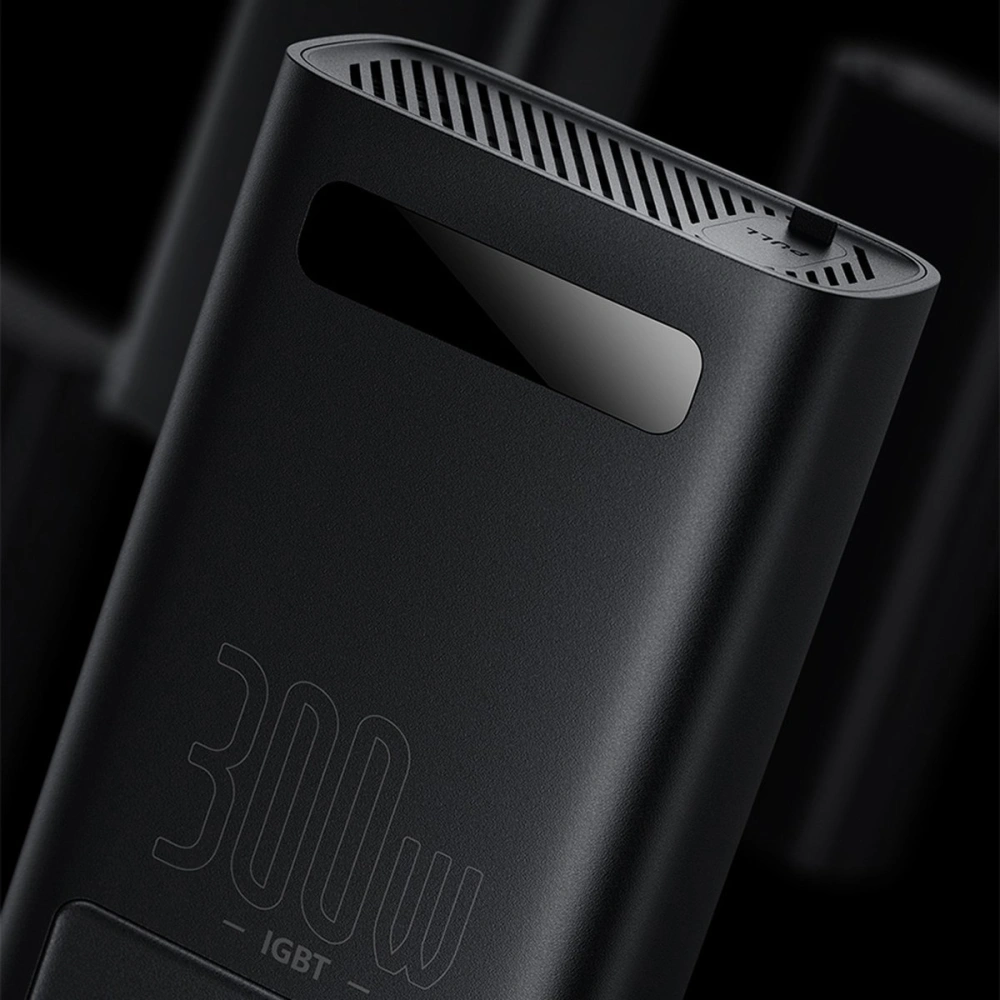 Przetwornica samochodowa Baseus IGBT 300W 220V (wtyczka CN/EU) czarny