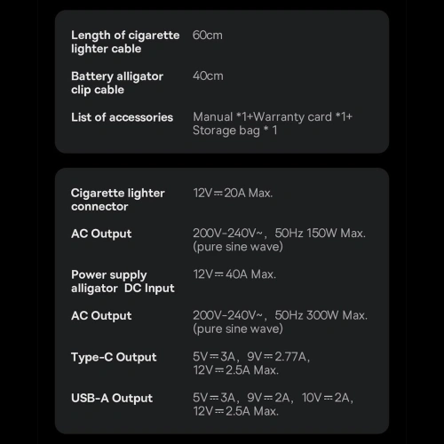 Kup Autós inverter Baseus IGBT 300W 220V (CN/EU csatlakozó) fekete - BSU3470BLK - {ean13} - Sklep Home Screen