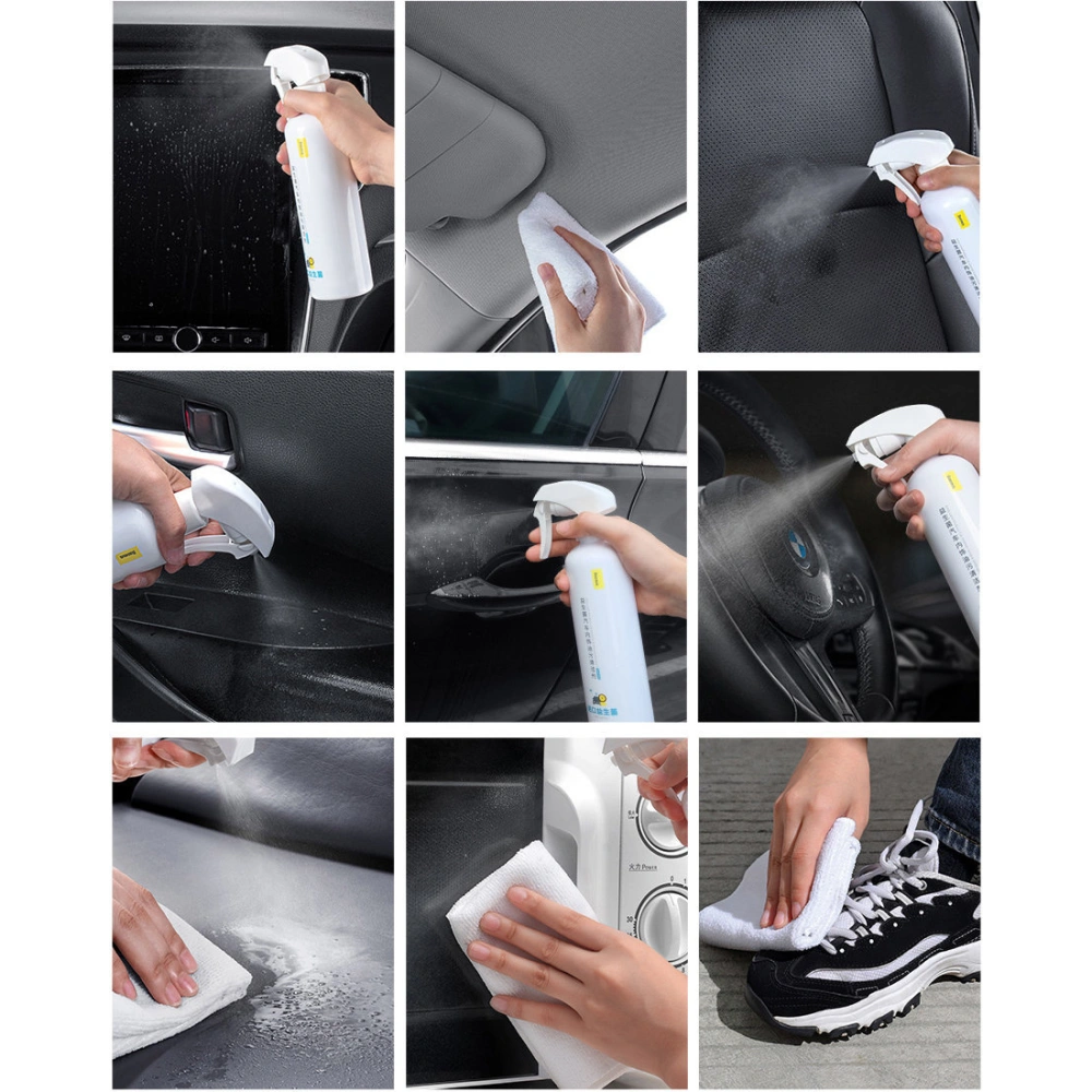 Spray do czyszczenia wnętrza samochodu Baseus Auto-care  300ml biały