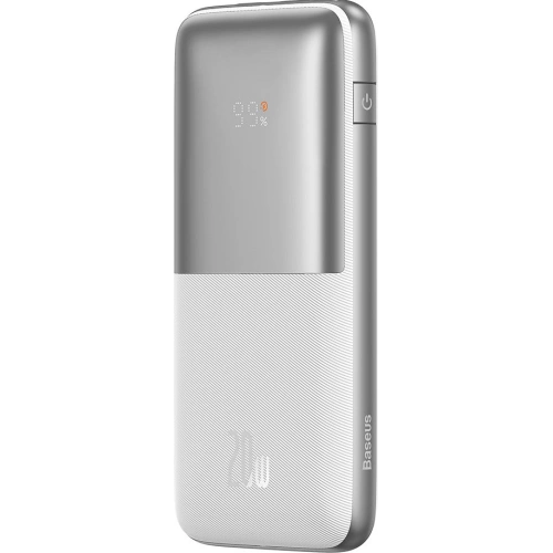 Kup Powerbank Baseus Bipow Pro 10000mAh 20W 2x USB-A + USB-C + kabel USB-C 3A 0.3m bílý - BSU3473WHT - {ean13} - Sklep Home Screen