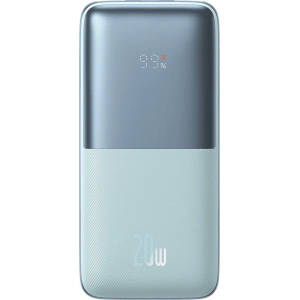 Powerbank Baseus Bipow Pro 10000mAh 20W 2x USB-A + USB-C + kabel USB-C 3A 0.3m niebieski
