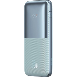 Powerbank Baseus Bipow Pro 10000mAh 20W 2x USB-A + USB-C + kabel USB-C 3A 0.3m niebieski