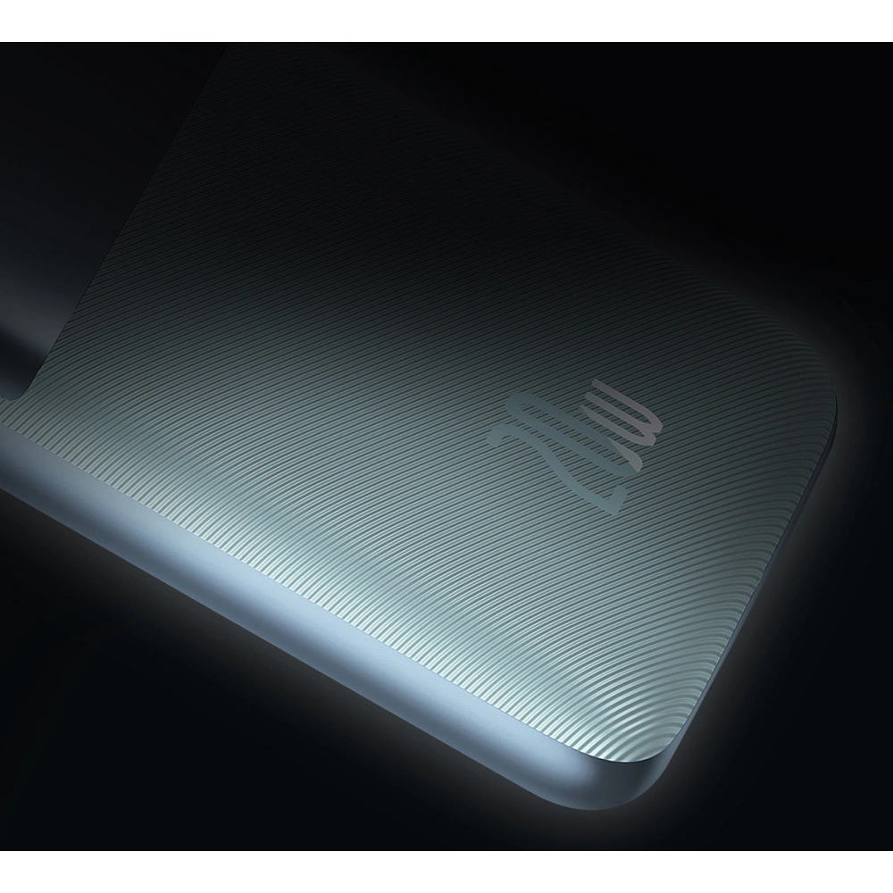 Powerbank Baseus Bipow Pro 10000mAh 20W 2x USB-A + USB-C + kabel USB-C 3A 0.3m niebieski