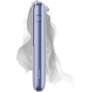 Powerbank Baseus Bipow Pro 10000mAh 20W 2x USB-A + USB-C + kabel USB-C 3A 0.3m fioletowy