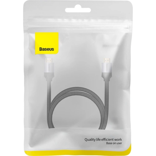Kup Kabel Baseus Enjoyment HDMI 4K60Hz 0.75m ciemnoszary - BSU3477GRY - {ean13} - Sklep Home Screen