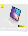 Buy Baseus Brilliance keyboard case Apple iPad Air 10.9 (4, 5 gen)/iPad Pro 11 (1, 2, 3 gen) white - BSU3479WHT - {ean13} - Home Screen Store Europe