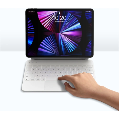 Buy Baseus Brilliance keyboard case Apple iPad Air 10.9 (4, 5 gen)/iPad Pro 11 (1, 2, 3 gen) white - BSU3479WHT - {ean13} - Home Screen Store Europe