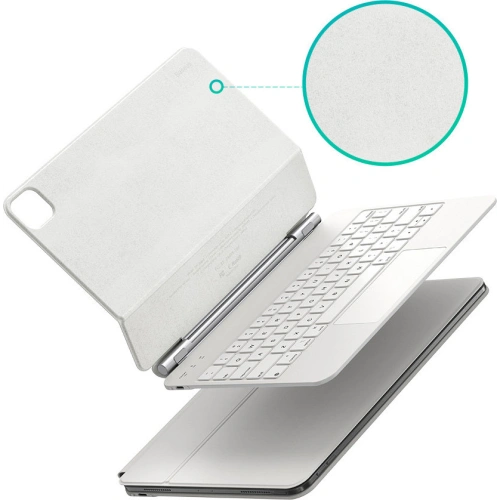 Buy Baseus Brilliance keyboard case Apple iPad Air 10.9 (4, 5 gen)/iPad Pro 11 (1, 2, 3 gen) white - BSU3479WHT - {ean13} - Home Screen Store Europe