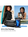Buy Spigen A621 Universal Waterproof Case & Waist Bag Black - SPN2279BLK - {ean13} - Home Screen Store Europe