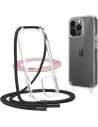 Etui Tech-Protect Flexair Chain Apple iPhone 13 Pro černá a růžová