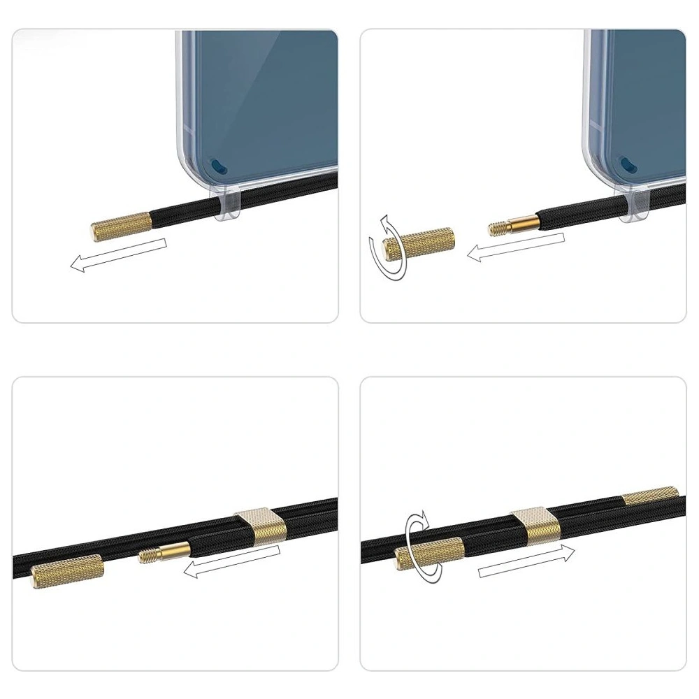 Etui Tech-Protect Flexair Chain Apple iPhone 13/14 Black & Pink