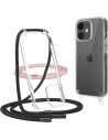 Hülle Tech-Protect Flexair Chain Apple iPhone 11 Schwarz & Rosa