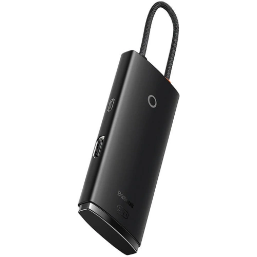 Kup Hub 5w1 Baseus Lite Series USB-C - 3x USB 3.0 + USB-C + HDMI (negru) - BSU3481BLK - {ean13} - Sklep Home Screen