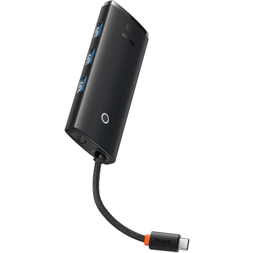 Kup Hub 5w1 Baseus Lite Series USB-C - 3x USB 3.0 + USB-C + HDMI (negru) - BSU3481BLK - {ean13} - Sklep Home Screen