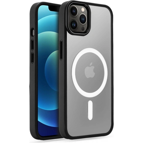 Kup Hülle Tech-Protect Magmat MagSafe Apple iPhone 12/12 Pro Clear/Black - THP1200CLBLK - {ean13} - Sklep Home Screen