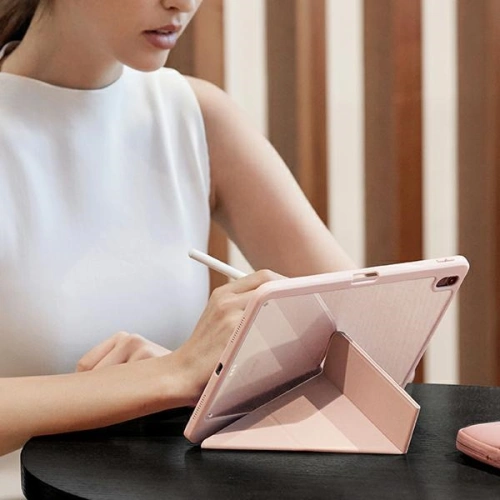 Kup Etui UNIQ Moven Apple iPad Air 10.9 2020/2022 (a 4-a și a 5-a generație) / iPad Air 11 2024 (a 6-a generație) Antimicrobial roz/roz pal - UNIQ648PNK - {ean13} - Sklep Home Screen
