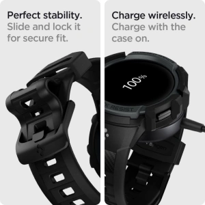 Kup Pasek Spigen Rugged Armor Pro Samsung Galaxy Watch 4 44mm Sötétszürke - SPN2283GRY - {ean13} - Sklep Home Screen