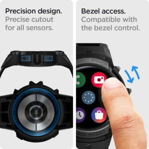 Kup Pasek Spigen Rugged Armor Pro Samsung Galaxy Watch 4 44mm Sötétszürke - SPN2283GRY - {ean13} - Sklep Home Screen