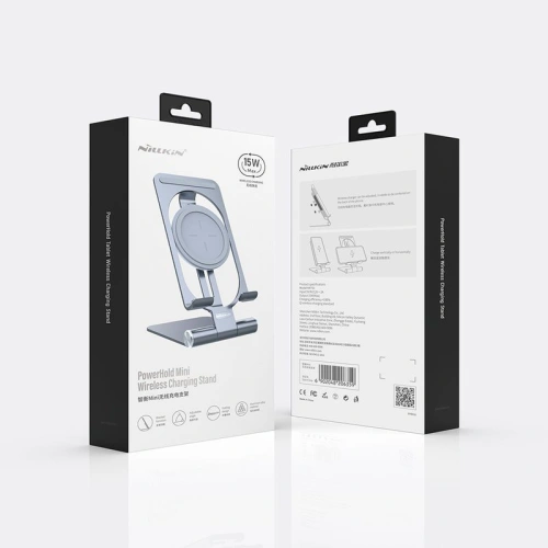 Kup Vezeték nélküli töltő Nillkin PowerHold Mini Wireless Charging Stand 15W - NLK412 - {ean13} - Sklep Home Screen