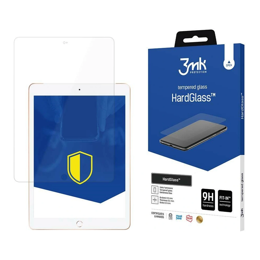 Szkło hartowane 3MK HardGlass Apple iPad 10.2 2020/2021 (8. i 9. generacji)