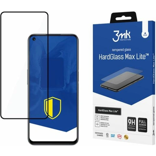 Kup Edzett üveg 3MK HardGlass Max Lite Realme 9 5G fekete - 3MK3849BLK - {ean13} - Sklep Home Screen