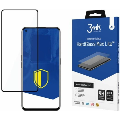 Kup Gehärtetes Glas 3MK HardGlass Max Lite Realme GT Neo 3T schwarz - 3MK3850BLK - {ean13} - Sklep Home Screen