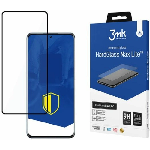 Kup Gehärtetes Glas 3MK HardGlass Max Lite Xiaomi 12/12X schwarz - 3MK3853BLK - {ean13} - Sklep Home Screen