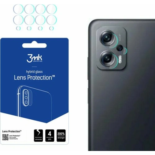 Kup Hybrides Glas für das Kameraobjektiv 3MK Lens Protection POCO X4 GT 5G [4 PACK] - 3MK3861 - {ean13} - Sklep Home Screen