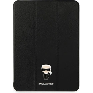 Kup Etui Karl Lagerfeld KLFC12OKMK Apple iPad Pro 12.9 2021 (a 5-a generație) Copertă de carte neagră/saffiano Karl Iconic - KLD976BLK - {ean13} - Sklep Home Screen